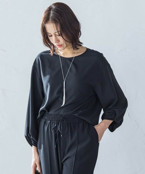 LAUTREAMONT / ロートレアモン シャツ・ブラウス | キレイ×リラックス アムンゼンブラウス≪接触冷感/UV/洗濯機で洗える≫ | 詳細6