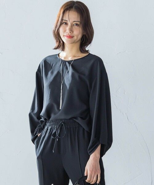 LAUTREAMONT / ロートレアモン シャツ・ブラウス | キレイ×リラックス アムンゼンブラウス≪接触冷感/UV/洗濯機で洗える≫ | 詳細7