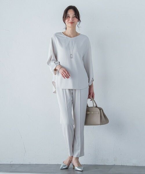 LAUTREAMONT / ロートレアモン シャツ・ブラウス | キレイ×リラックス アムンゼンブラウス≪接触冷感/UV/洗濯機で洗える≫ | 詳細13