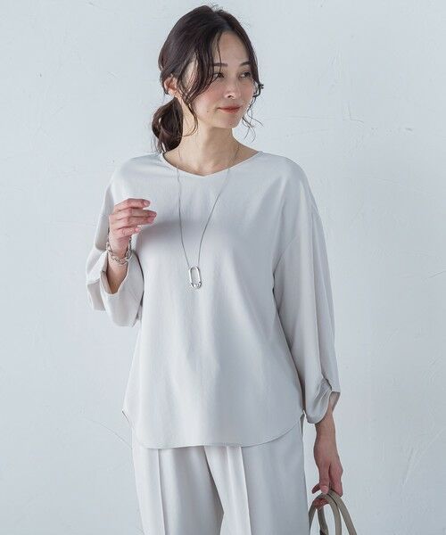 LAUTREAMONT / ロートレアモン シャツ・ブラウス | キレイ×リラックス アムンゼンブラウス≪接触冷感/UV/洗濯機で洗える≫ | 詳細22