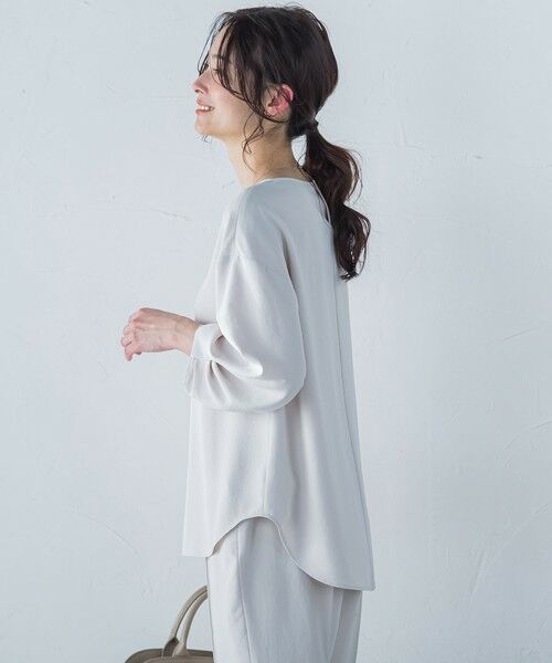 LAUTREAMONT / ロートレアモン シャツ・ブラウス | キレイ×リラックス アムンゼンブラウス≪接触冷感/UV/洗濯機で洗える≫ | 詳細23