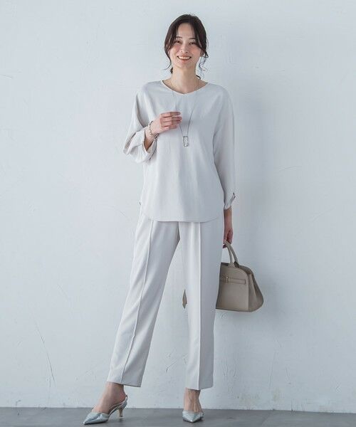 LAUTREAMONT / ロートレアモン シャツ・ブラウス | キレイ×リラックス アムンゼンブラウス≪接触冷感/UV/洗濯機で洗える≫ | 詳細16