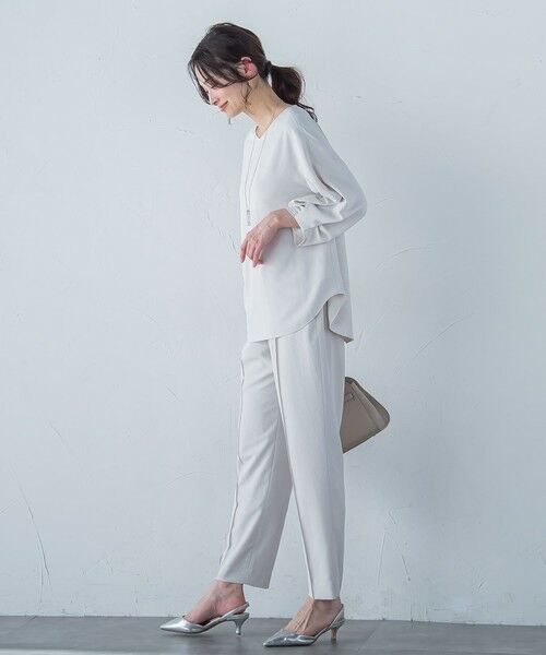 LAUTREAMONT / ロートレアモン シャツ・ブラウス | キレイ×リラックス アムンゼンブラウス≪接触冷感/UV/洗濯機で洗える≫ | 詳細18