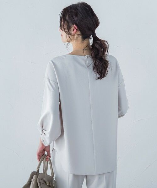 LAUTREAMONT / ロートレアモン シャツ・ブラウス | キレイ×リラックス アムンゼンブラウス≪接触冷感/UV/洗濯機で洗える≫ | 詳細20