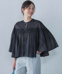 LAUTREAMONT / ロートレアモン シャツ・ブラウス | ピンタックcottonブラウス≪洗濯機で洗える≫