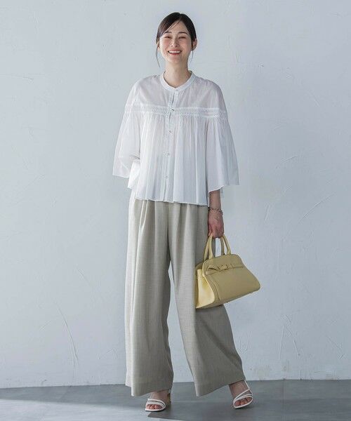 LAUTREAMONT / ロートレアモン シャツ・ブラウス | ピンタックcottonブラウス≪洗濯機で洗える≫ | 詳細2