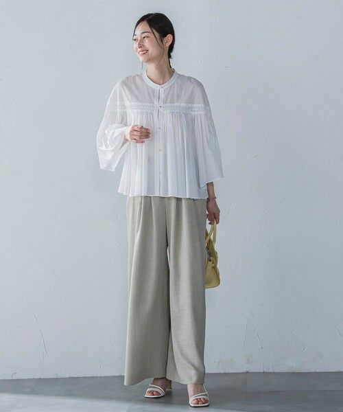 LAUTREAMONT / ロートレアモン シャツ・ブラウス | ピンタックcottonブラウス≪洗濯機で洗える≫ | 詳細3