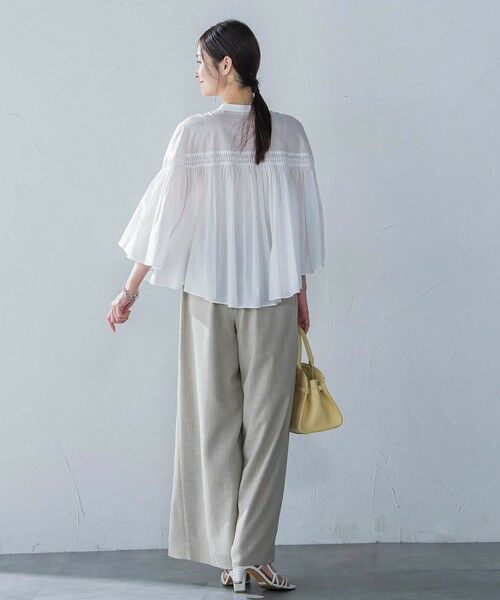 LAUTREAMONT / ロートレアモン シャツ・ブラウス | ピンタックcottonブラウス≪洗濯機で洗える≫ | 詳細4