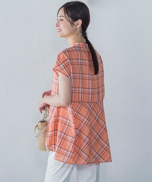 LAUTREAMONT / ロートレアモン シャツ・ブラウス | マドラスチェックブラウス≪洗濯機で洗える≫ | 詳細8