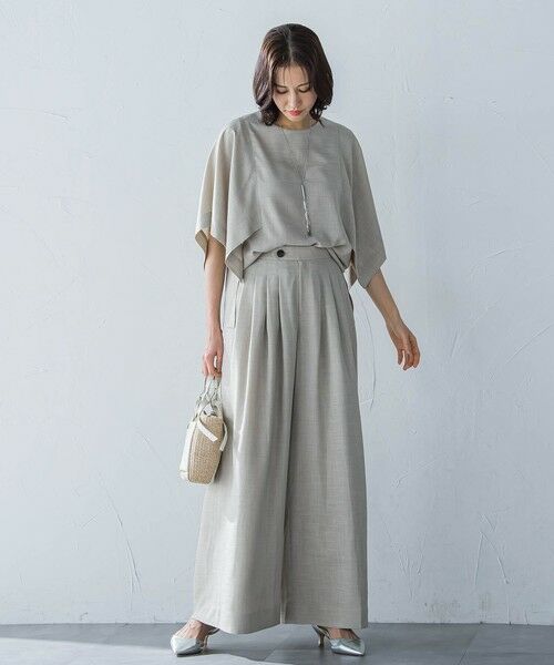 LAUTREAMONT / ロートレアモン シャツ・ブラウス | ハンカチーフスリーブブラウス≪セットアップ対応/洗濯機で洗える≫ | 詳細7