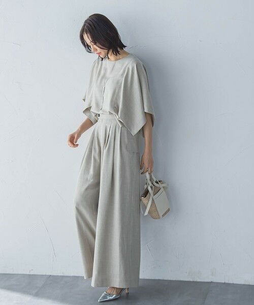 LAUTREAMONT / ロートレアモン シャツ・ブラウス | ハンカチーフスリーブブラウス≪セットアップ対応/洗濯機で洗える≫ | 詳細9