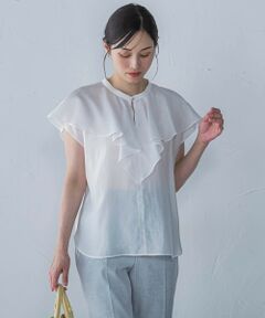 LAUTREAMONT / ロートレアモン シャツ・ブラウス | ラッフルシアーブラウス≪洗濯機で洗える≫