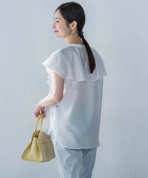 LAUTREAMONT / ロートレアモン シャツ・ブラウス | ラッフルシアーブラウス≪洗濯機で洗える≫ | 詳細2