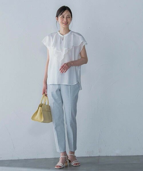 LAUTREAMONT / ロートレアモン シャツ・ブラウス | ラッフルシアーブラウス≪洗濯機で洗える≫ | 詳細3