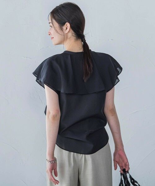 LAUTREAMONT / ロートレアモン シャツ・ブラウス | ラッフルシアーブラウス≪洗濯機で洗える≫ | 詳細8