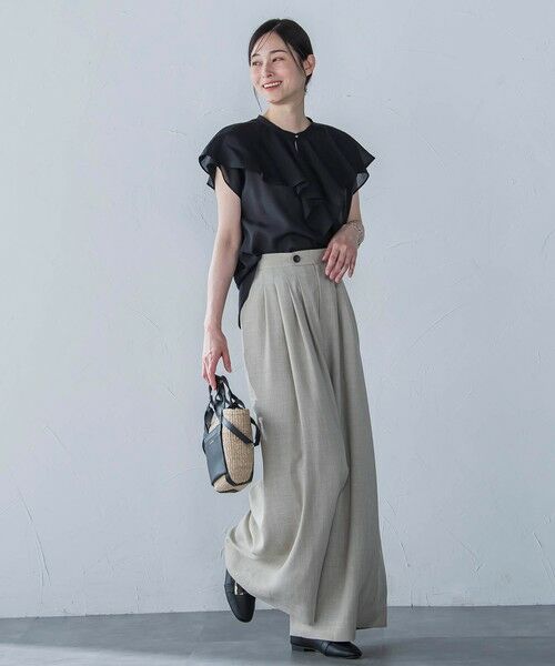 LAUTREAMONT / ロートレアモン シャツ・ブラウス | ラッフルシアーブラウス≪洗濯機で洗える≫ | 詳細9