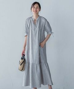 LAUTREAMONT / ロートレアモン ロング・マキシ丈ワンピース | 【一部店舗限定販売】リネンワッシャーワンピース≪洗濯機で洗える≫