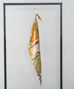 LAUTREAMONT / ロートレアモン マフラー・ショール・スヌード・ストール | 【manipuri】ダイヤ型シルクスカーフ