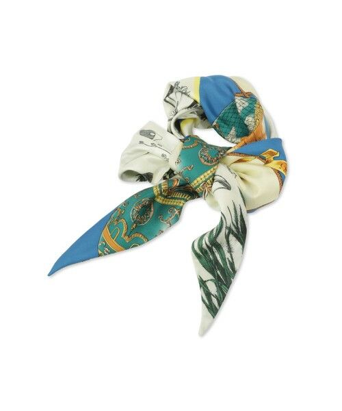 LAUTREAMONT / ロートレアモン マフラー・ショール・スヌード・ストール | 【manipuri】ダイヤ型シルクスカーフ | 詳細8