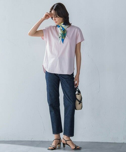 LAUTREAMONT / ロートレアモン マフラー・ショール・スヌード・ストール | 【manipuri】ダイヤ型シルクスカーフ | 詳細4