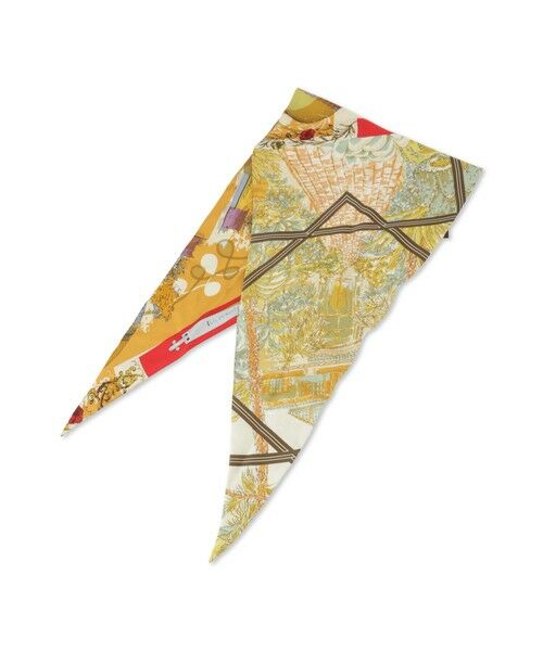 LAUTREAMONT / ロートレアモン マフラー・ショール・スヌード・ストール | 【manipuri】ダイヤ型シルクスカーフ | 詳細11