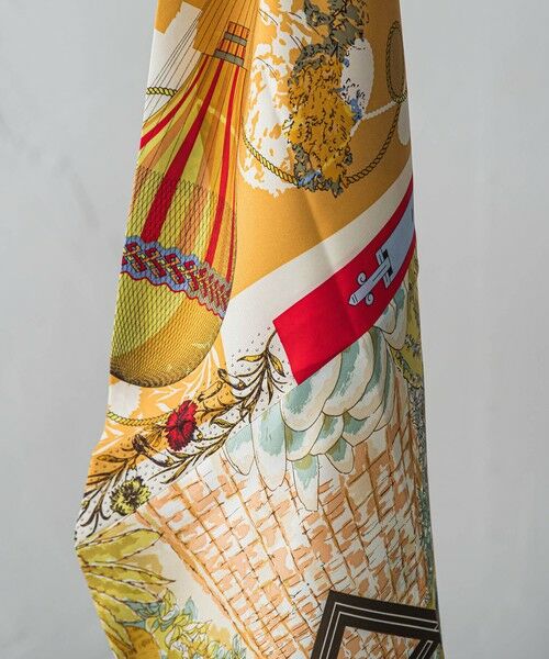 LAUTREAMONT / ロートレアモン マフラー・ショール・スヌード・ストール | 【manipuri】ダイヤ型シルクスカーフ | 詳細10