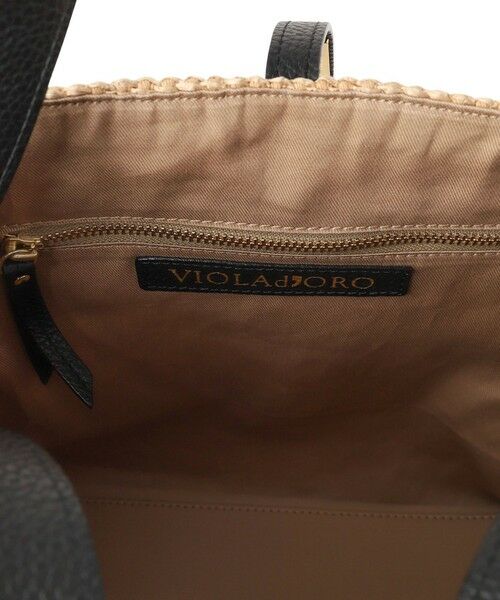 LAUTREAMONT / ロートレアモン その他小物 | 【VIOLAd'ORO】ラフィア調2WAYトートバッグ  SANDRO / V-8908 | 詳細12
