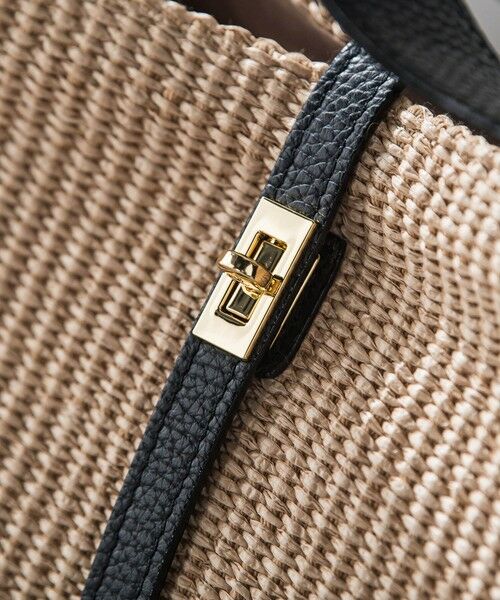 LAUTREAMONT / ロートレアモン その他小物 | 【VIOLAd'ORO】ラフィア調2WAYトートバッグ  SANDRO / V-8908 | 詳細4