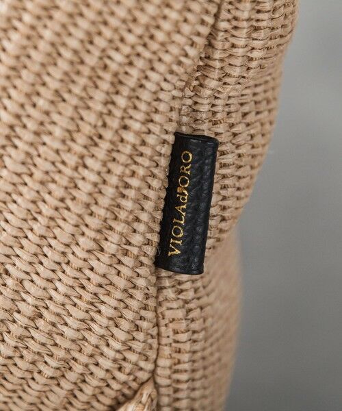 LAUTREAMONT / ロートレアモン その他小物 | 【VIOLAd'ORO】ラフィア調2WAYトートバッグ  SANDRO / V-8908 | 詳細5