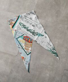 LAUTREAMONT / ロートレアモン マフラー・ショール・スヌード・ストール | 【WEB限定】【manipuri】ダイヤ型スカーフ