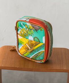 LAUTREAMONT / ロートレアモン その他 | 【WEB限定】【manipuri】スカーフ柄スクエアポーチ