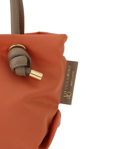 LAUTREAMONT / ロートレアモン その他小物 | 【WEB限定】【VIOLAd'ORO】ノットハンドルナイロントートXS BIANCA / V-2197 | 詳細10