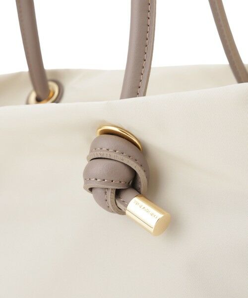 LAUTREAMONT / ロートレアモン その他小物 | 【WEB限定】【VIOLAd'ORO】ノットハンドルナイロントート M BIANCA / V-2250 | 詳細8