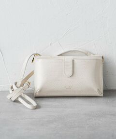 LAUTREAMONT / ロートレアモン その他小物 | 【WEB限定】【VIOLAd'ORO】リザード型押しレザー 横型スマートフォンポシェット ADRIA / V-1326