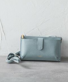 LAUTREAMONT / ロートレアモン その他小物 | 【WEB限定】【VIOLAd'ORO】リザード型押しレザー 横型スマートフォンポシェット ADRIA / V-1326