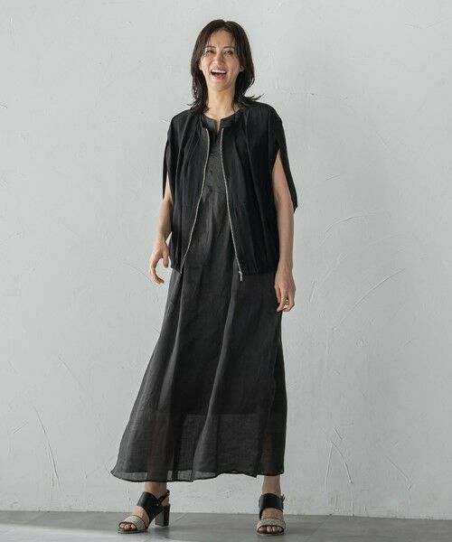 LAUTREAMONT / ロートレアモン テーラードジャケット | 【WEB限定】スリットスリーブノーカラーブルゾン≪手洗い可能≫ | 詳細6