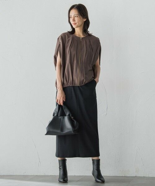 LAUTREAMONT / ロートレアモン テーラードジャケット | 【WEB限定】スリットスリーブノーカラーブルゾン≪手洗い可能≫ | 詳細12