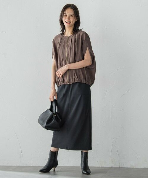 LAUTREAMONT / ロートレアモン テーラードジャケット | 【WEB限定】スリットスリーブノーカラーブルゾン≪手洗い可能≫ | 詳細13