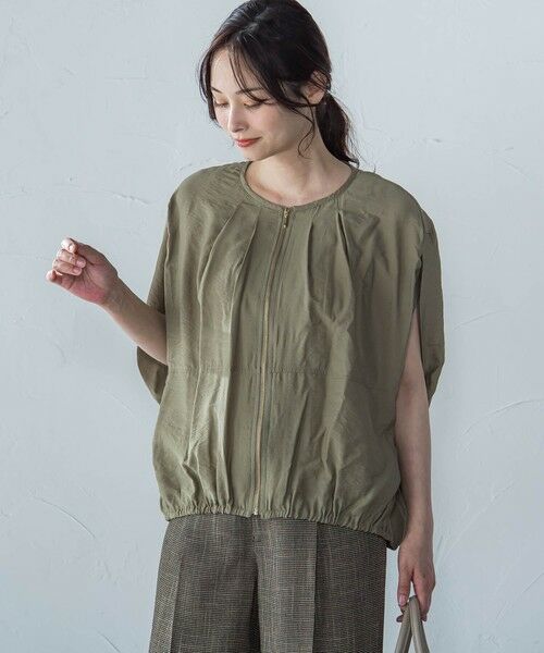 LAUTREAMONT / ロートレアモン テーラードジャケット | 【WEB限定】スリットスリーブノーカラーブルゾン≪手洗い可能≫ | 詳細17