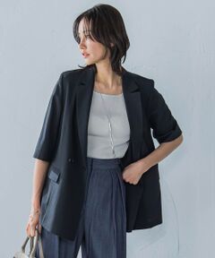 美品♡ LAUTREAMONT セットアップ　ノーカラー　ネイビー　濃紺　40 LAUTREAMONT | ニットを着こなす私のスタイル | レディース
