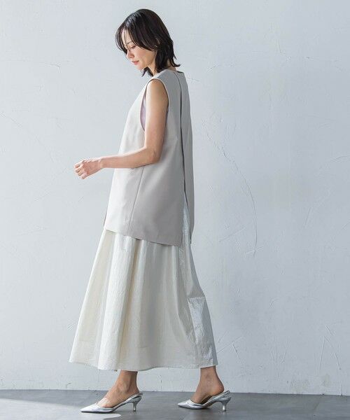 LAUTREAMONT / ロートレアモン テーラードジャケット | Vカラーリネンライクジレ≪洗濯機で洗える≫ | 詳細10