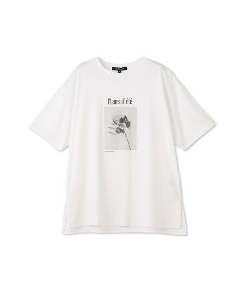 LAUTREAMONT / ロートレアモン カットソー | フォトプリントロゴスムースカットソー≪洗濯機で洗える≫ | 詳細1