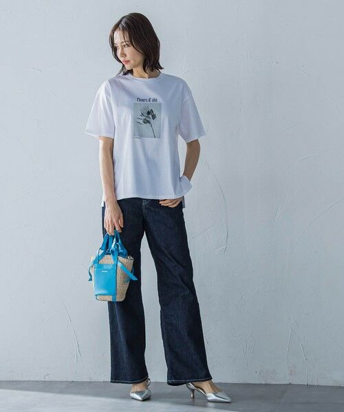 LAUTREAMONT / ロートレアモン カットソー | フォトプリントロゴスムースカットソー≪洗濯機で洗える≫ | 詳細6