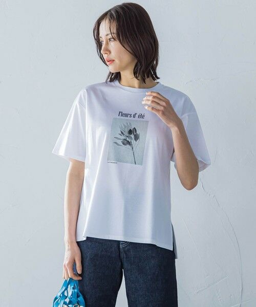 LAUTREAMONT / ロートレアモン カットソー | フォトプリントロゴスムースカットソー≪洗濯機で洗える≫ | 詳細4