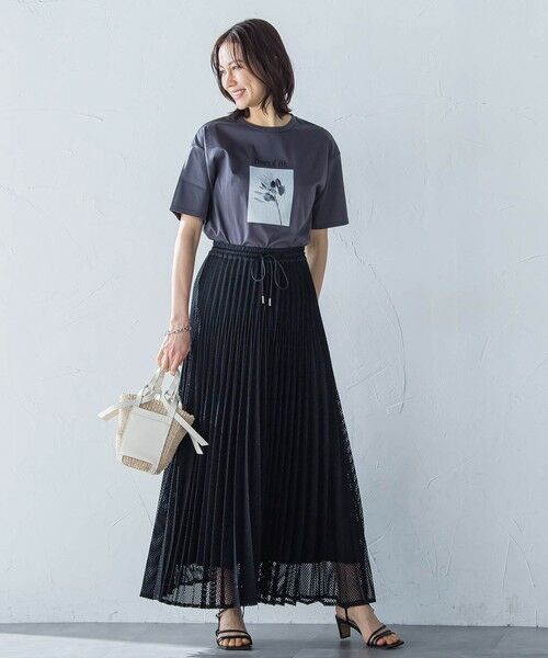 LAUTREAMONT / ロートレアモン カットソー | フォトプリントロゴスムースカットソー≪洗濯機で洗える≫ | 詳細18