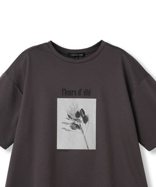 LAUTREAMONT / ロートレアモン カットソー | フォトプリントロゴスムースカットソー≪洗濯機で洗える≫ | 詳細13