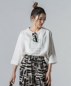 LAUTREAMONT / ロートレアモン カットソー | 【WEB限定】箔ロゴカットソー≪手洗い可能≫