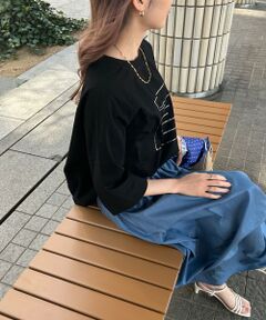 LAUTREAMONT / ロートレアモン カットソー | 【WEB限定】箔ロゴカットソー≪手洗い可能≫