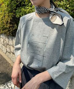 LAUTREAMONT / ロートレアモン カットソー | 【WEB限定】箔ロゴカットソー≪手洗い可能≫