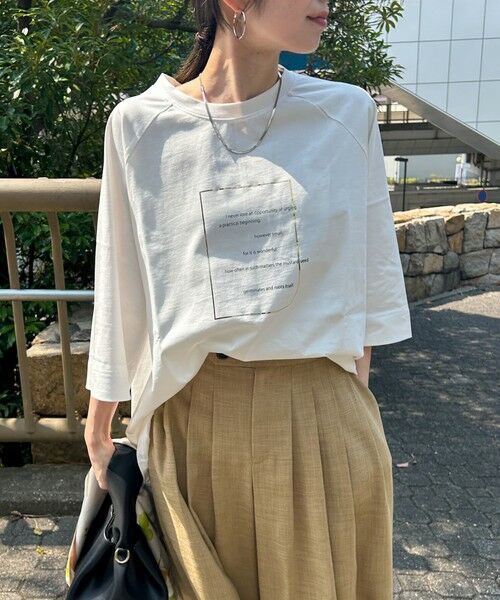 LAUTREAMONT / ロートレアモン カットソー | 【WEB限定】箔ロゴカットソー≪手洗い可能≫ | 詳細7